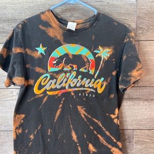 Custom dyed California republic graphic t shirt
